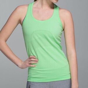 Lululemon Swiftly Tech Neon Green Tank Top